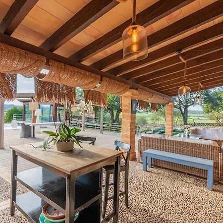 Relax En El Campo Con Piscina En Mallorca * Sineu (Mallorca)